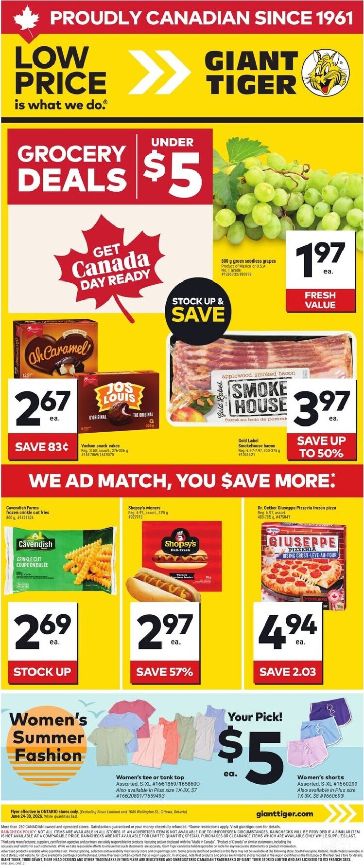 giant-tiger - New Giant Tiger Flyer for This Week – 2026-06-24 to 2026-07-30 - page: 1