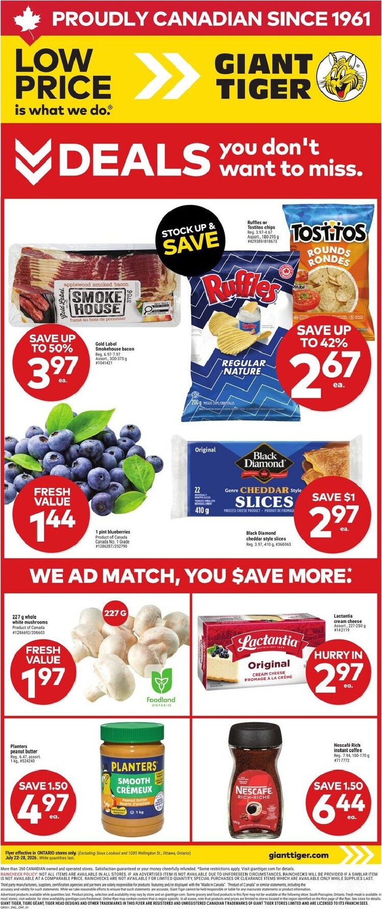 giant-tiger - New Giant Tiger - Weekly Flyer Flyer for This Week – 2026-07-22 to 2026-07-28 - page: 1