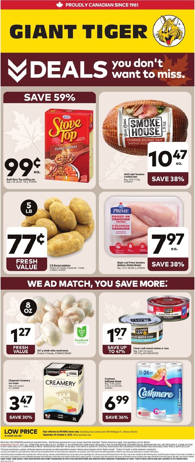 giant-tiger - New Giant Tiger Flyer for This Week – 2026-09-30 to 2026-10-06 - page: 1
