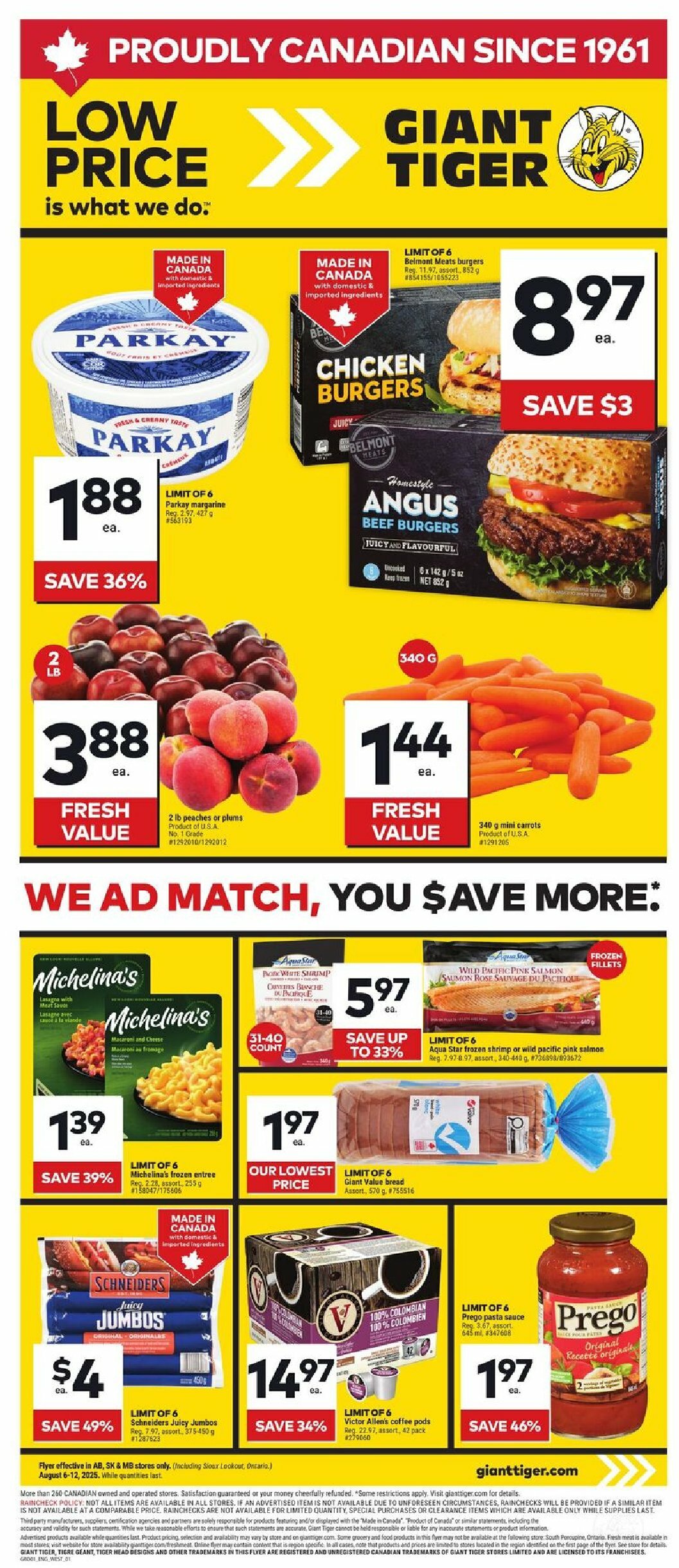 giant-tiger - Giant Tiger flyer valid from 08-06 - 08-12 - page: 1