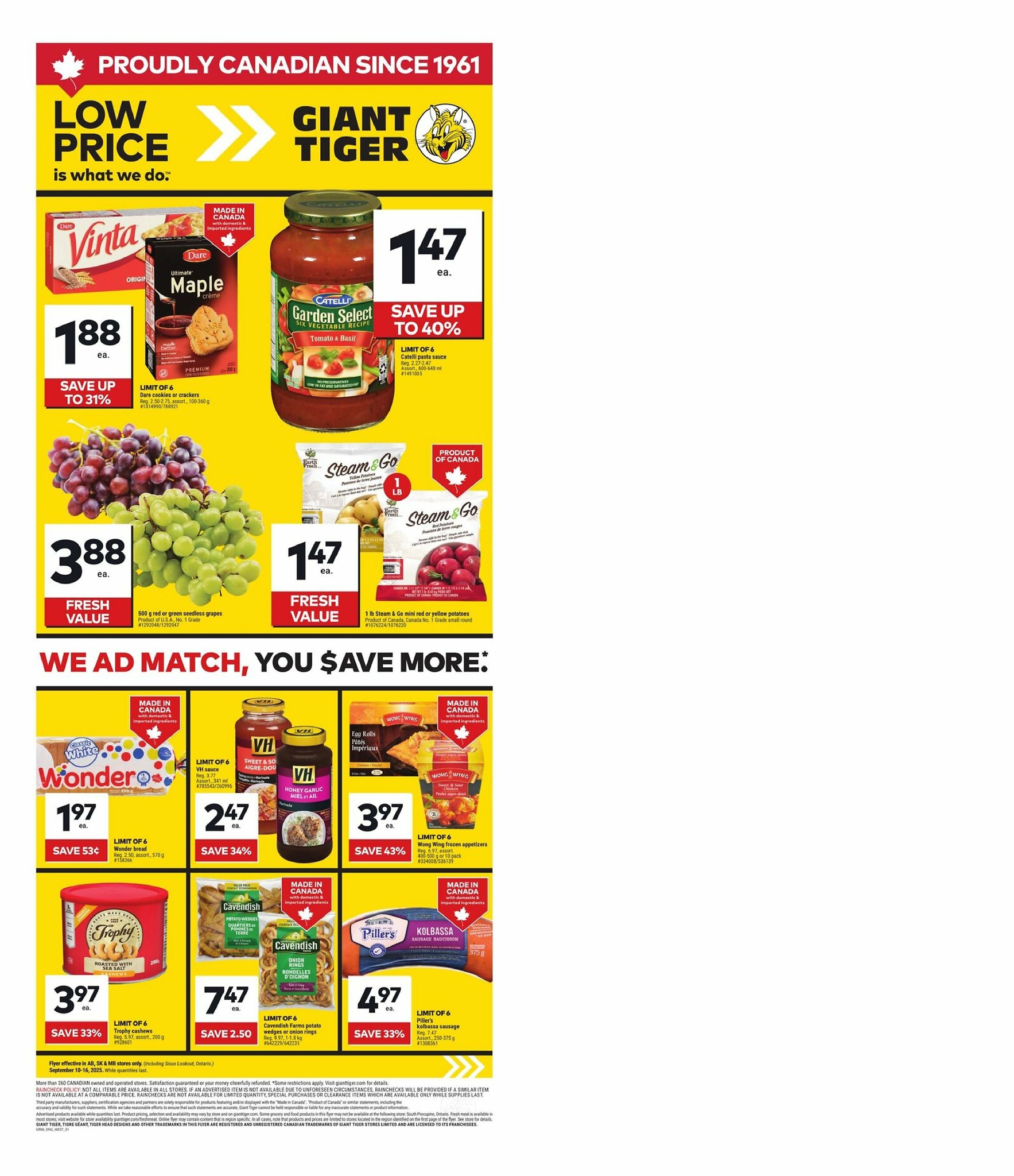 giant-tiger - Giant Tiger flyer valid from 09-10 - 09-16