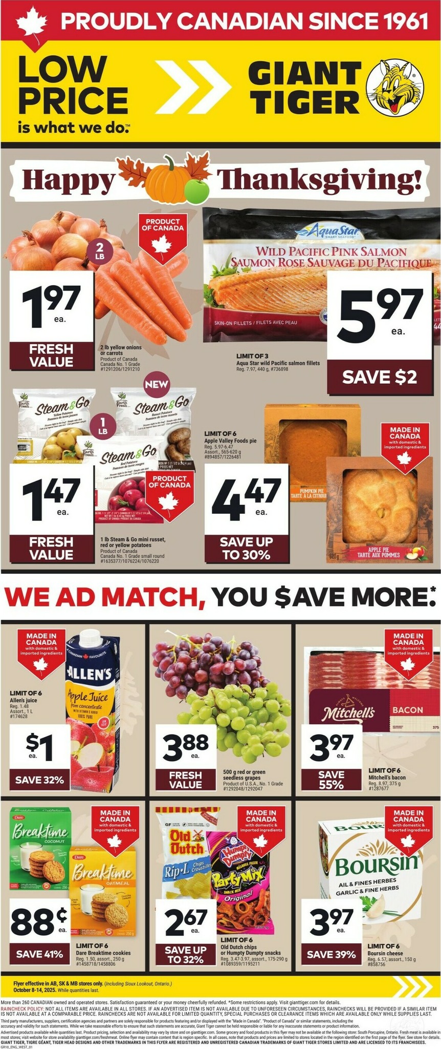 giant-tiger - Giant Tiger flyer valid from 10-08 - 10-14 - page: 1
