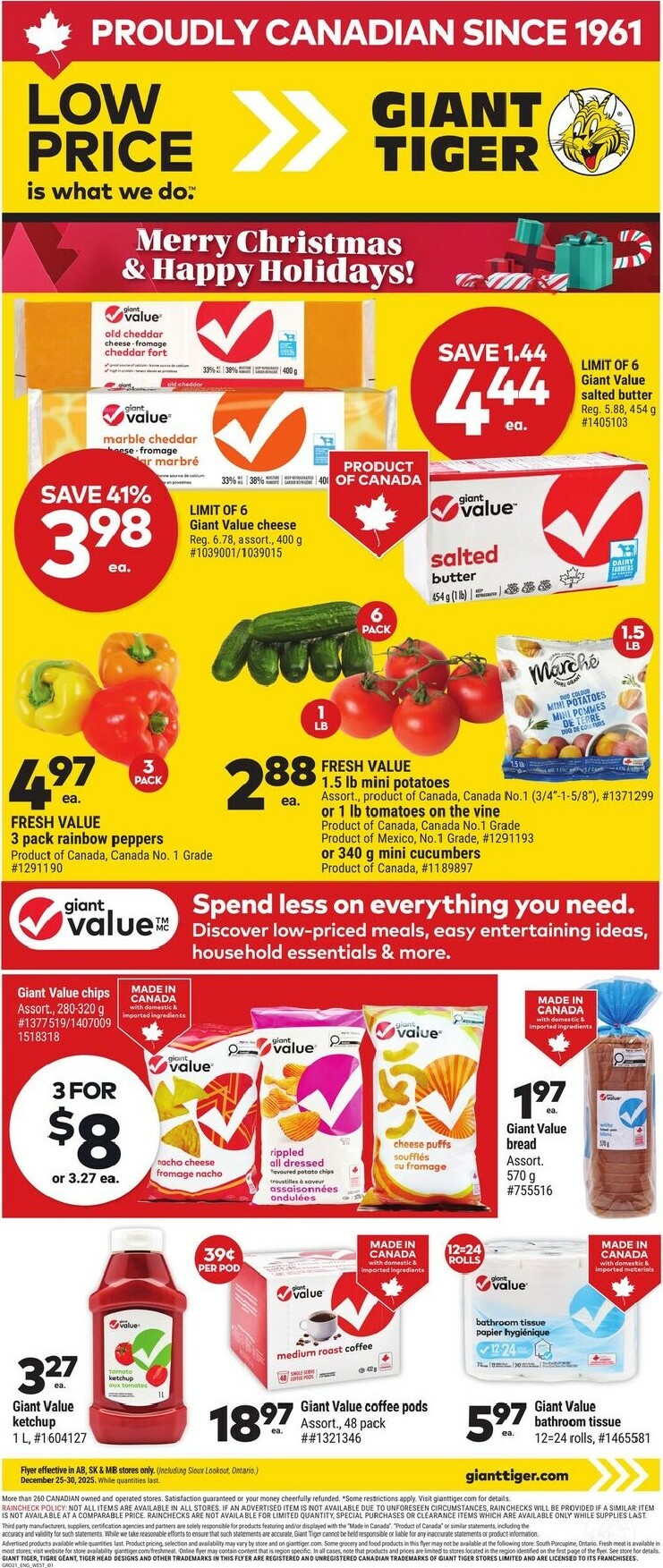 giant-tiger - Giant Tiger Flyer Valid From 12-25 to 12-30