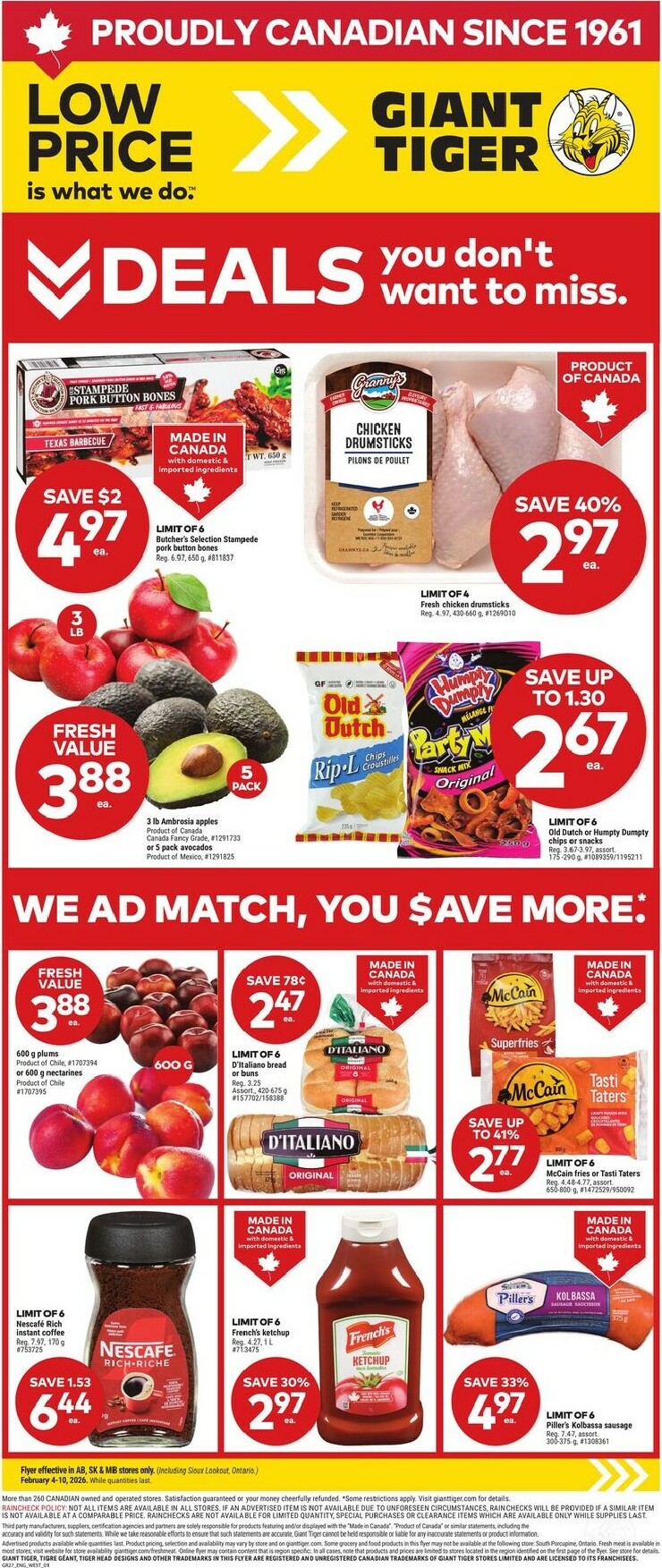 giant-tiger - Giant Tiger Flyer Valid From 2026-02-04 to 2026-02-10 - page: 1