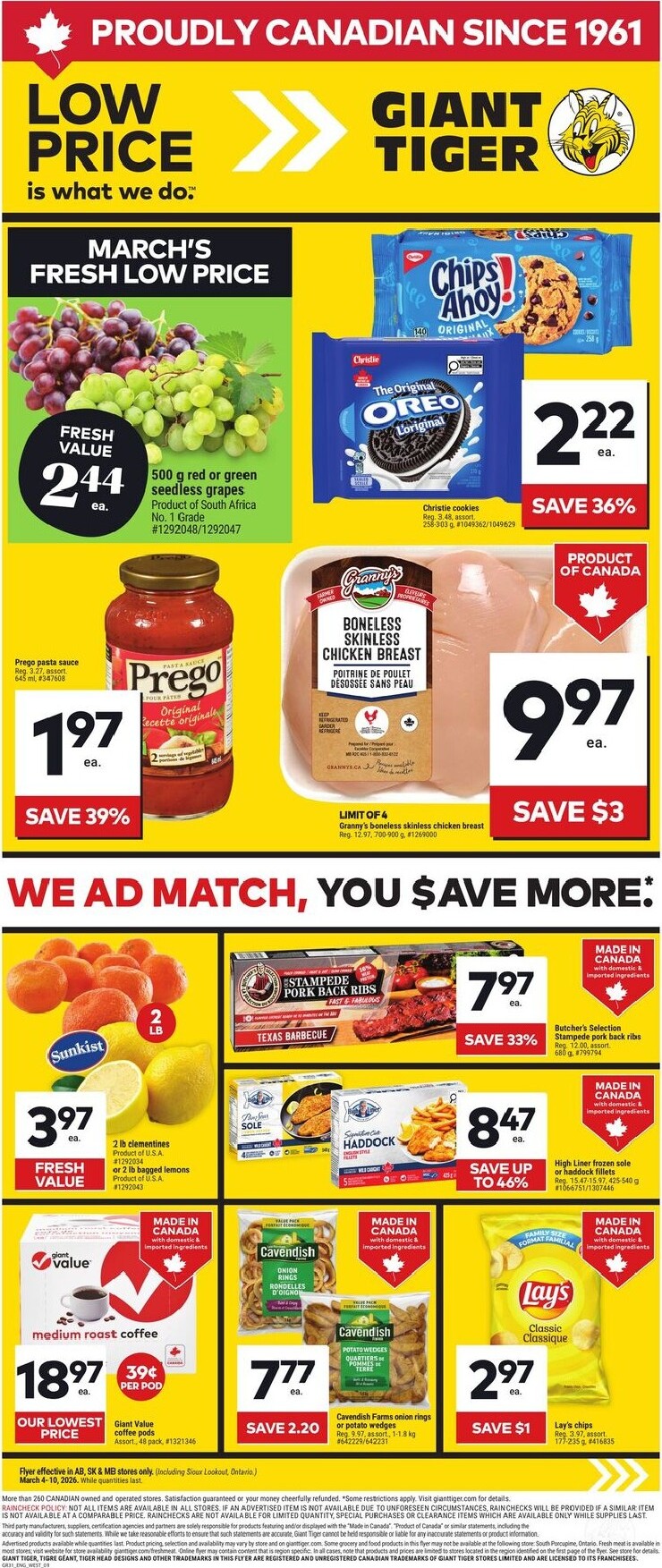 giant-tiger - Giant Tiger Flyer Valid From 2026-03-04 to 2026-03-10 - page: 1