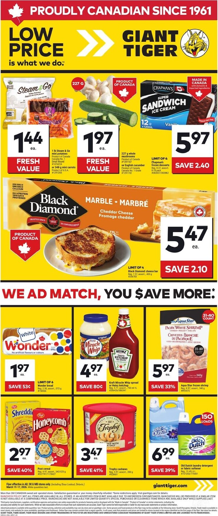 giant-tiger - Giant Tiger Flyer Valid From 2026-03-11 to 2026-03-17 - page: 1