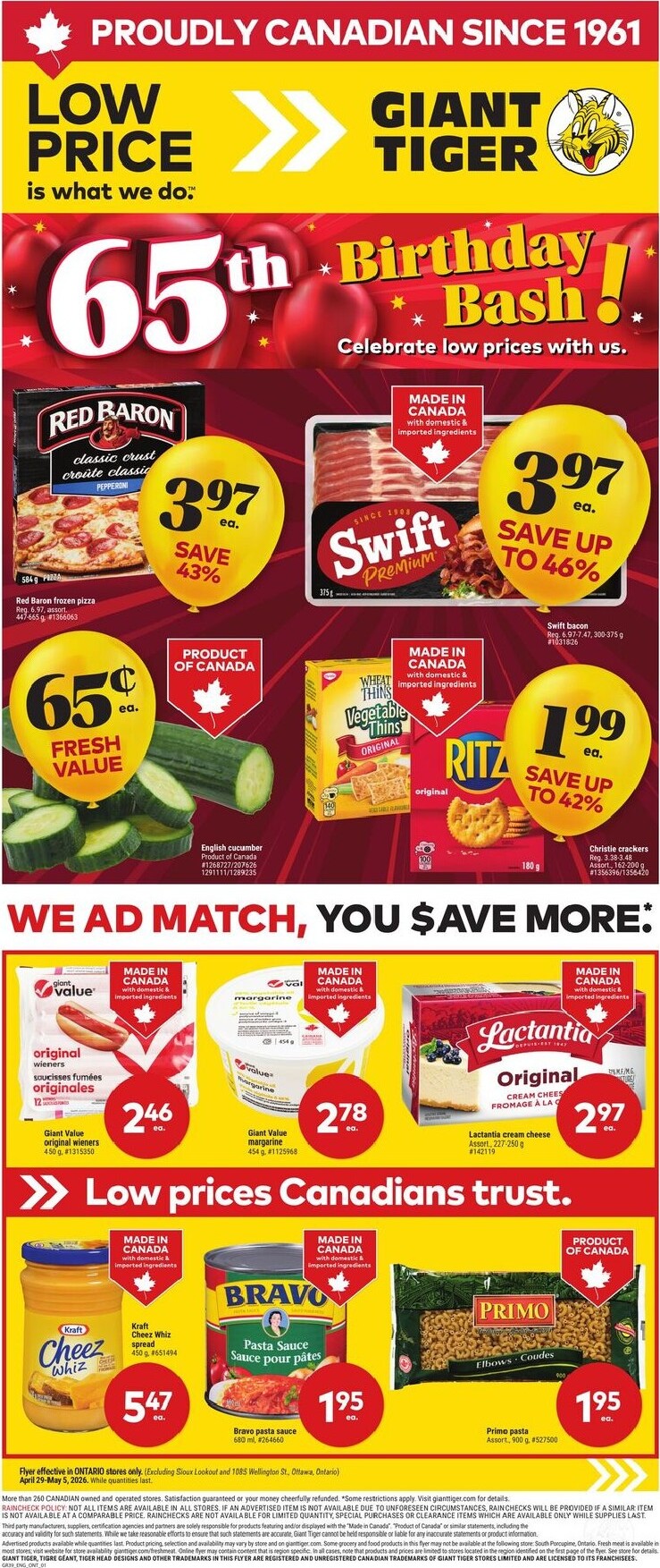 giant-tiger - Giant Tiger Flyer Valid from 2026-04-29 to 2026-05-05 - page: 1