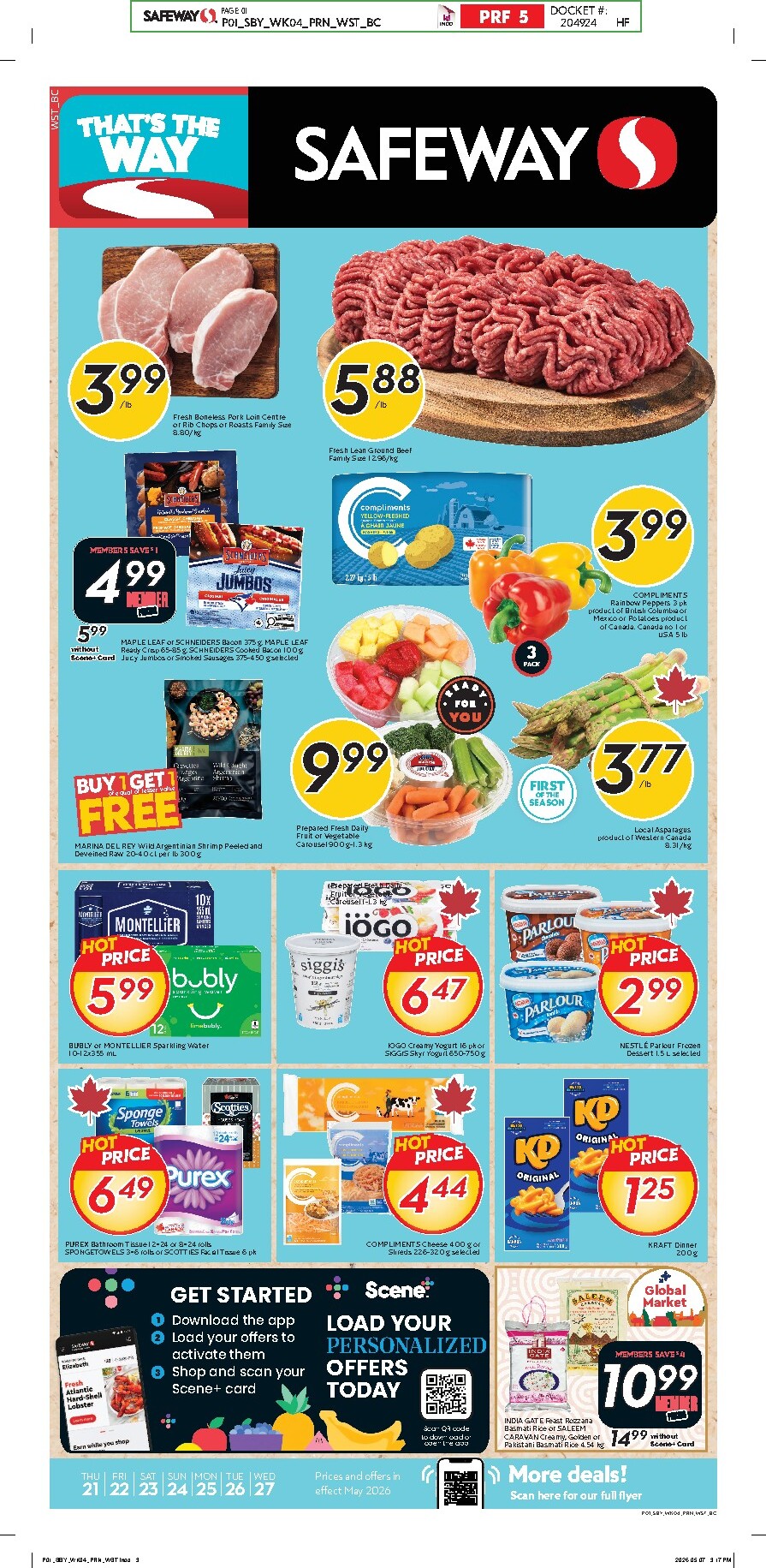 safeway - New Safeway Flyer for This Week – 2026-05-21 to 2026-05-27 - page: 1