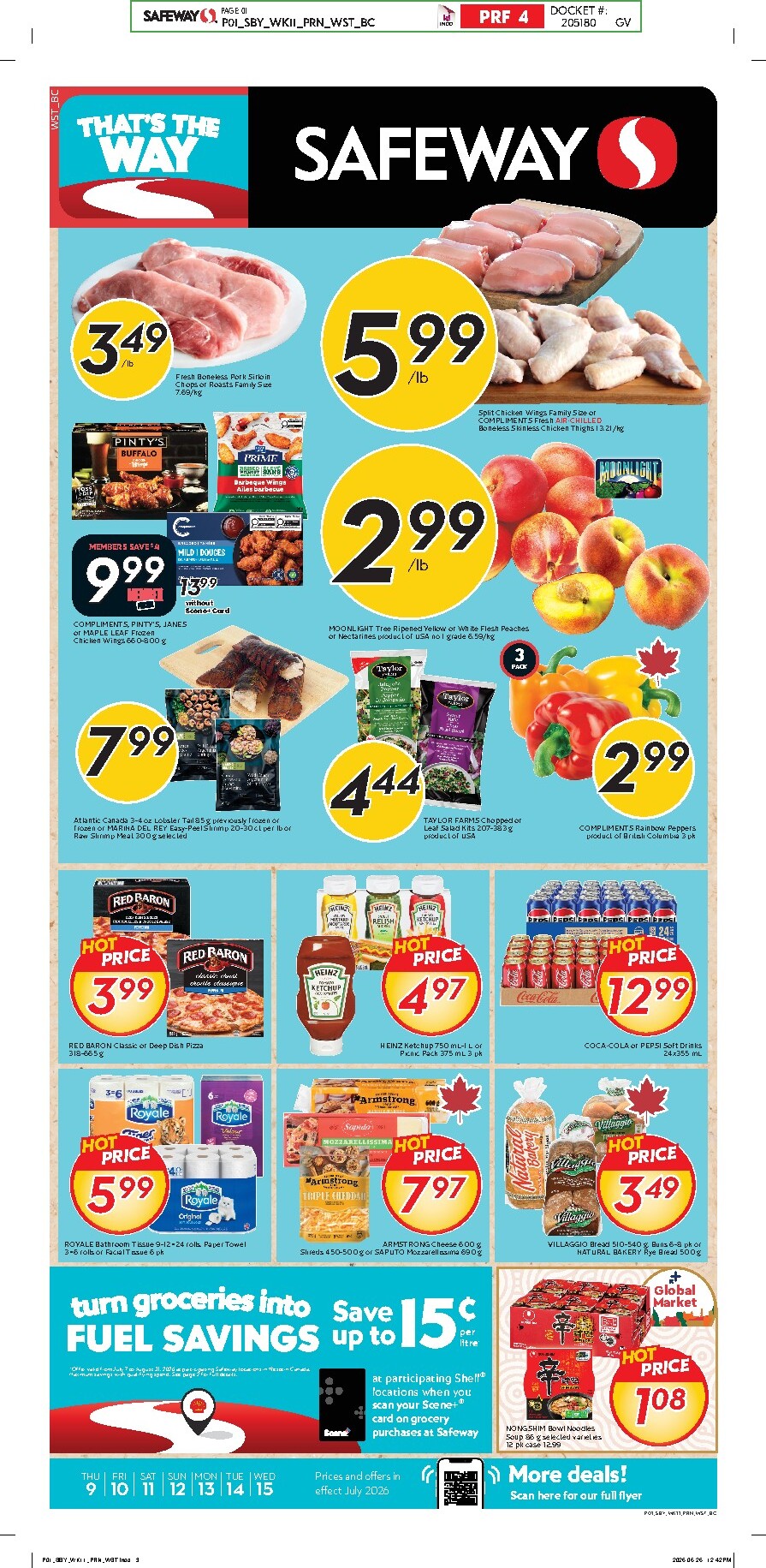 safeway - New Safeway Flyer for This Week – 2026-07-09 to 2026-07-15 - page: 1