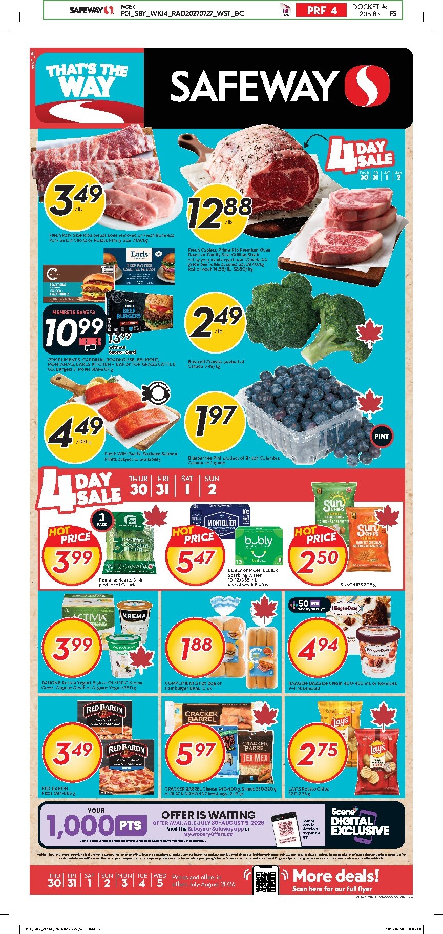 safeway - New Safeway Flyer for This Week – 2026-07-30 to 2026-08-05