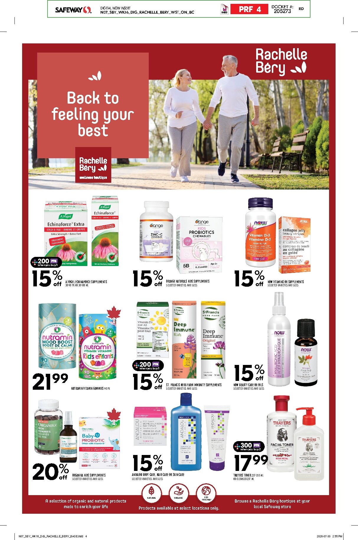 safeway - New Safeway - Natural and Wellness Booklet Flyer for This Week – 2026-08-13 to 2026-09-17 - page: 7