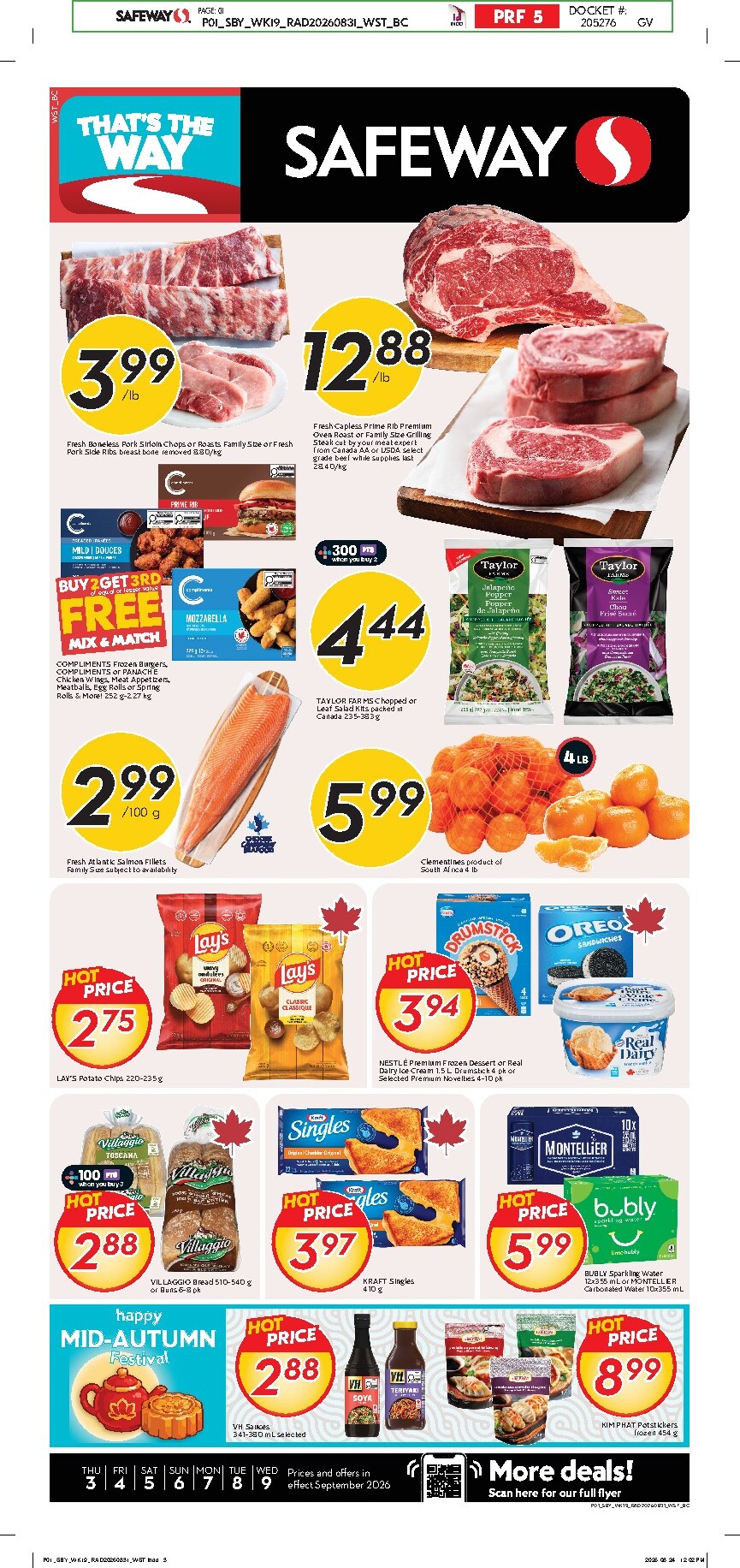 safeway - New Safeway Flyer for This Week – 2026-09-03 to 2026-09-09 - page: 1