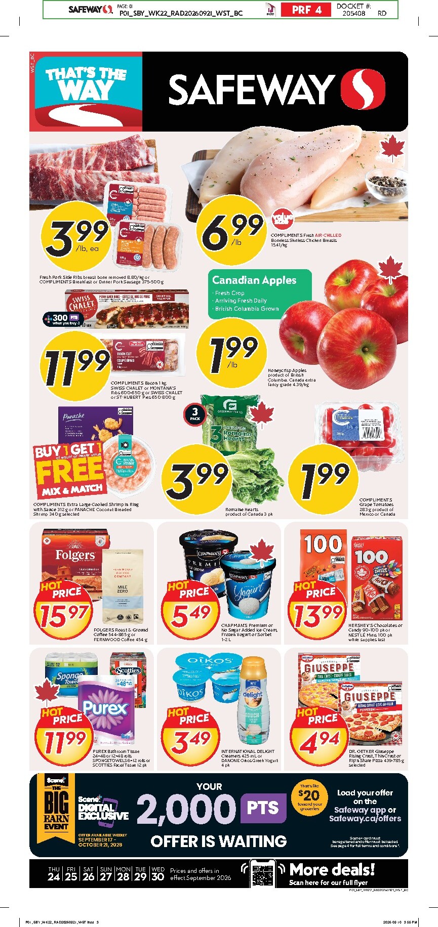safeway - New Safeway Flyer for This Week – 2026-09-24 to 2026-09-30 - page: 1