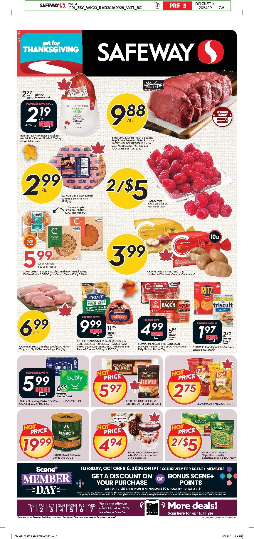 safeway - New Safeway Flyer for This Week – 2026-10-01 to 2026-10-07 - page: 1