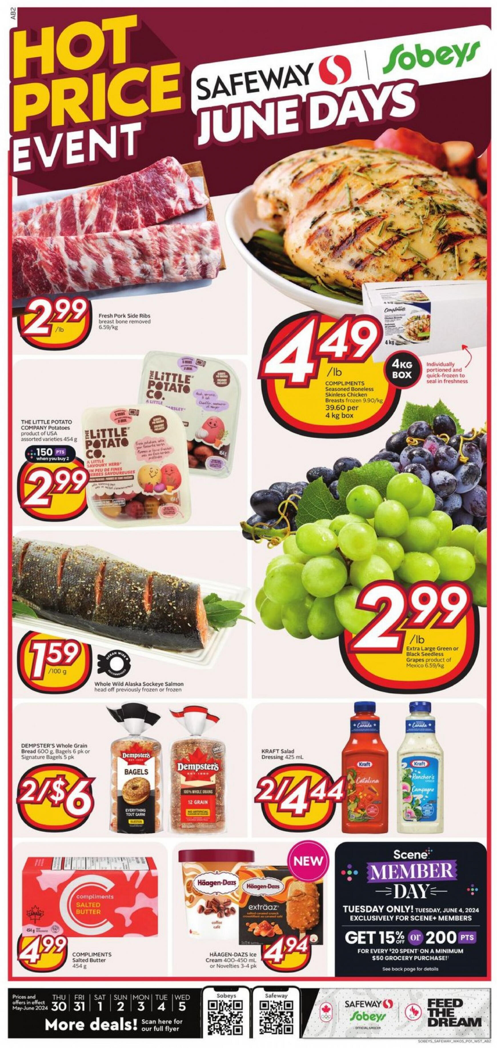 safeway - Safeway flyer current 30.05. - 05.06. - page: 1