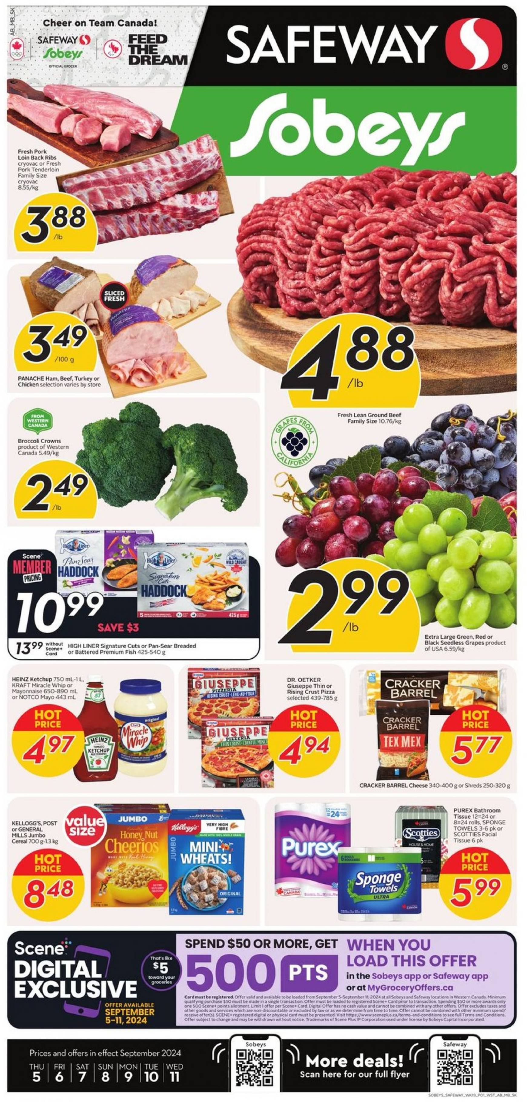 safeway - Latest Safeway flyer 05.09. - 11.09. - page: 1