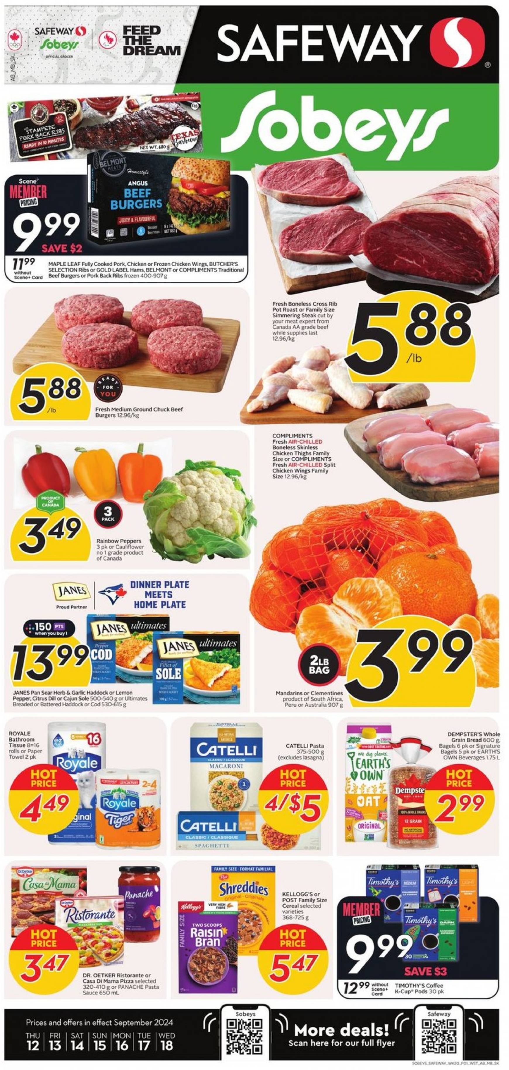 safeway - Latest Safeway flyer 12.09. - 18.09. - page: 1