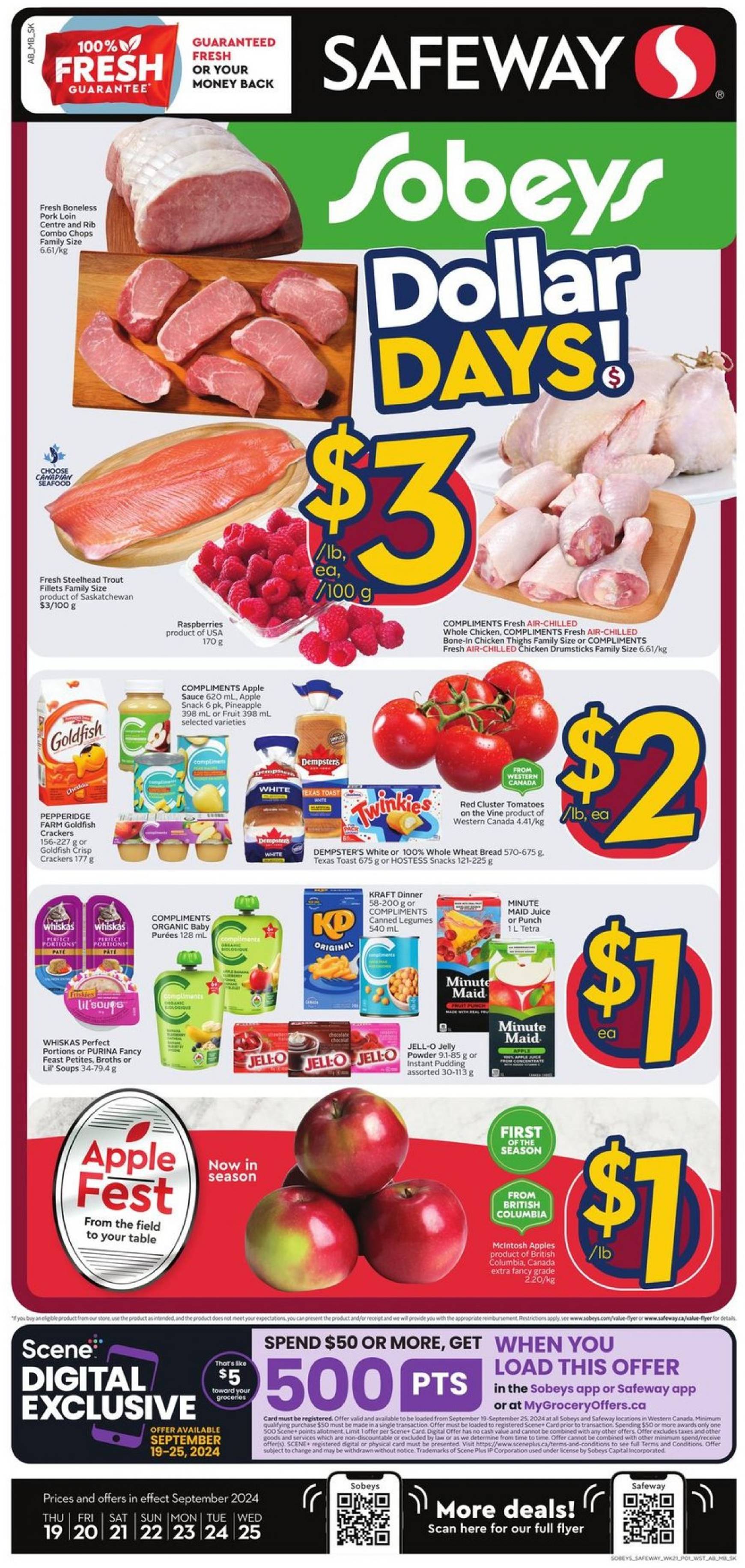 safeway - Latest Safeway flyer 19.09. - 25.09. - page: 1