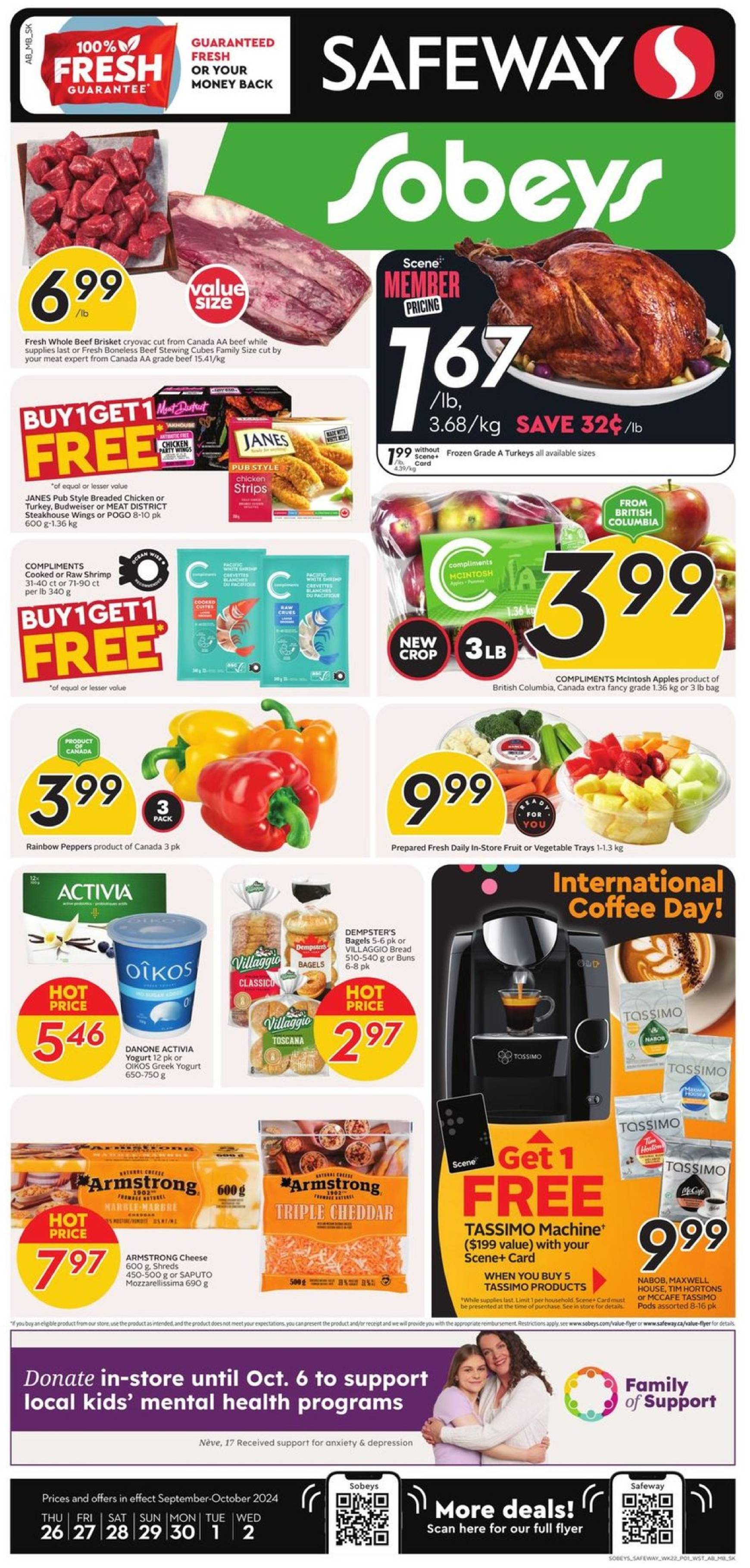 safeway - Latest Safeway flyer valid from 26.09. - 02.10.