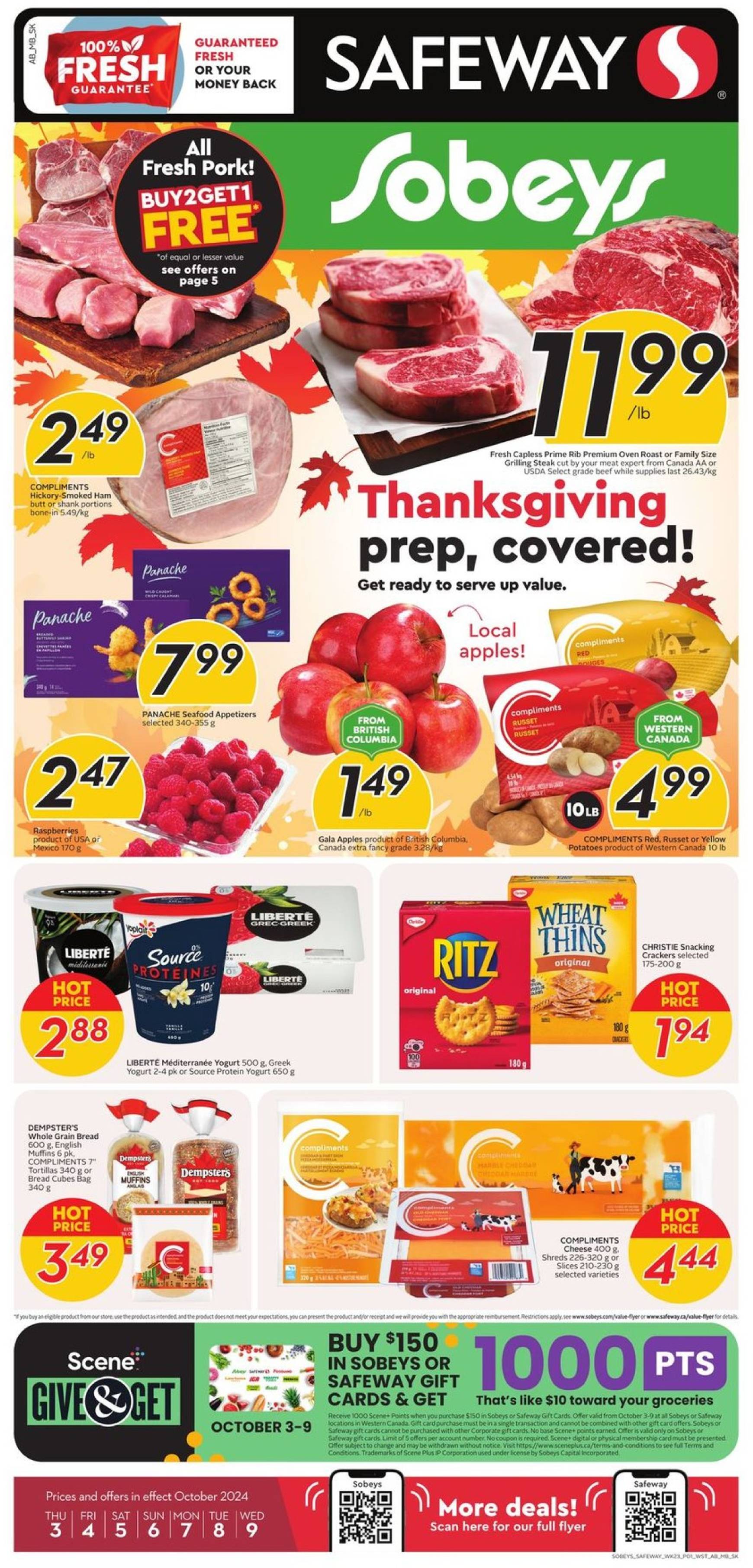 safeway - Latest Safeway flyer valid from 03.10. - 09.10.