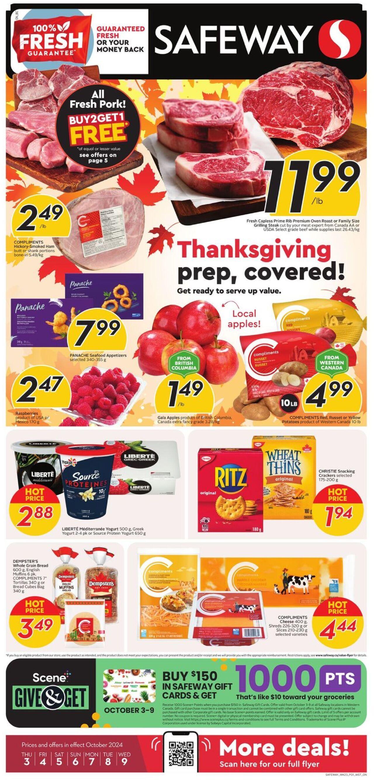 safeway - Safeway flyer Oct. 3, 2024 - Oct. 9, 2024