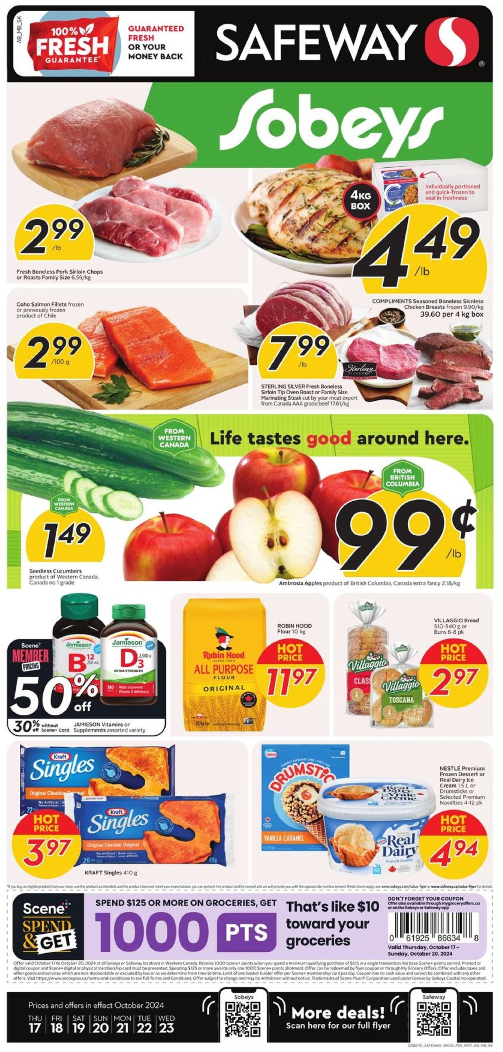 safeway - Safeway flyer valid from 17.10. - 23.10.