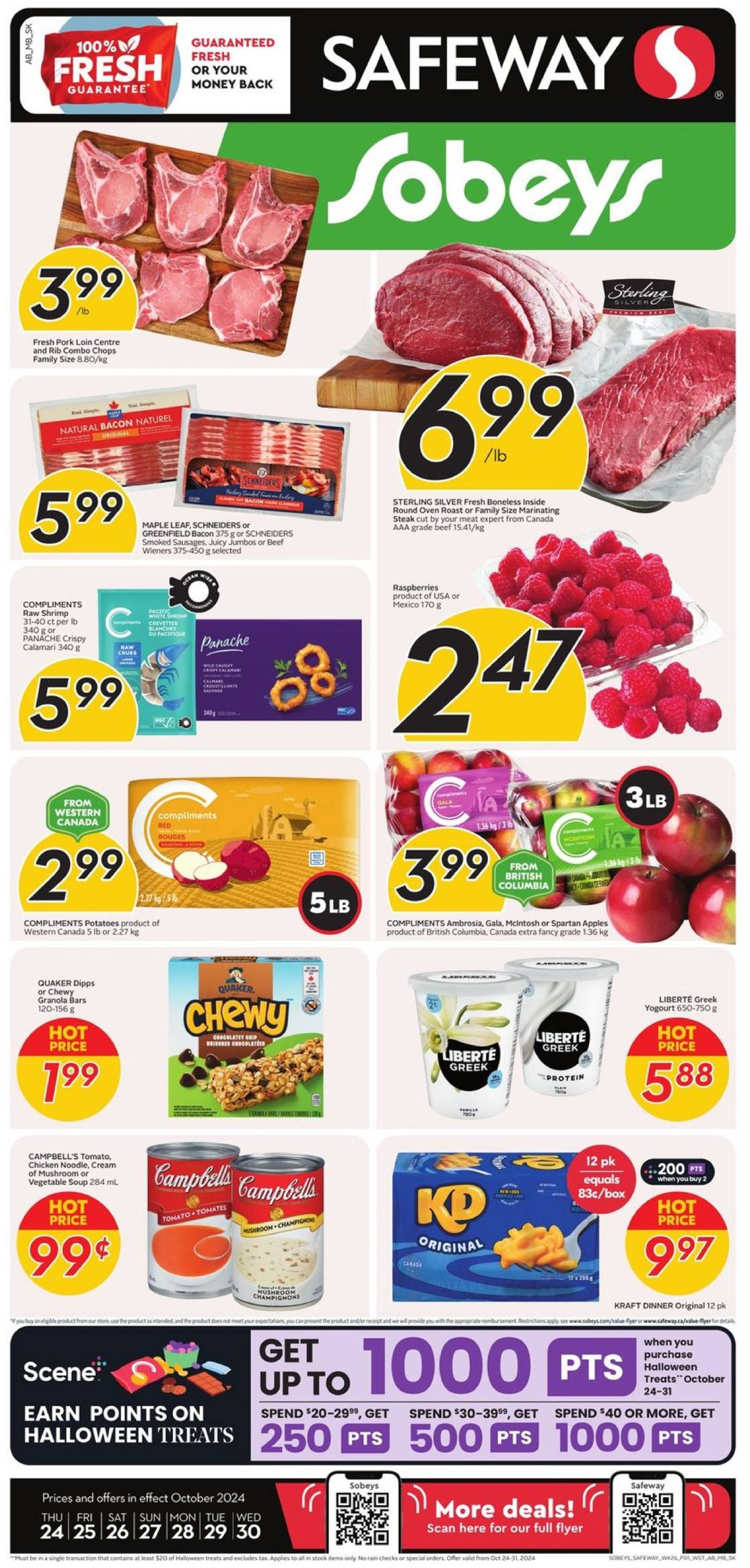 safeway - Safeway flyer valid from 24.10. - 30.10.