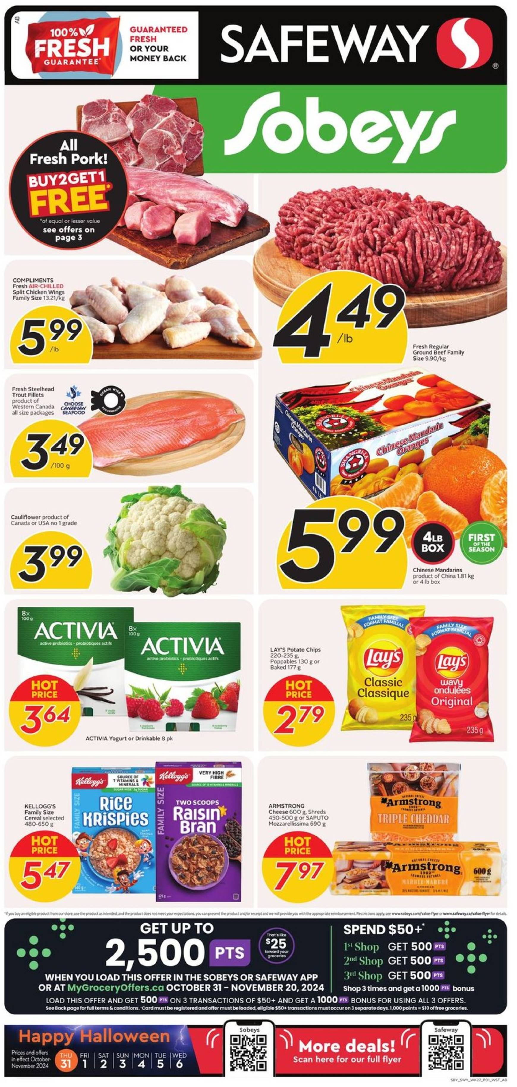 safeway - Safeway flyer valid from 31.10. - 06.11.