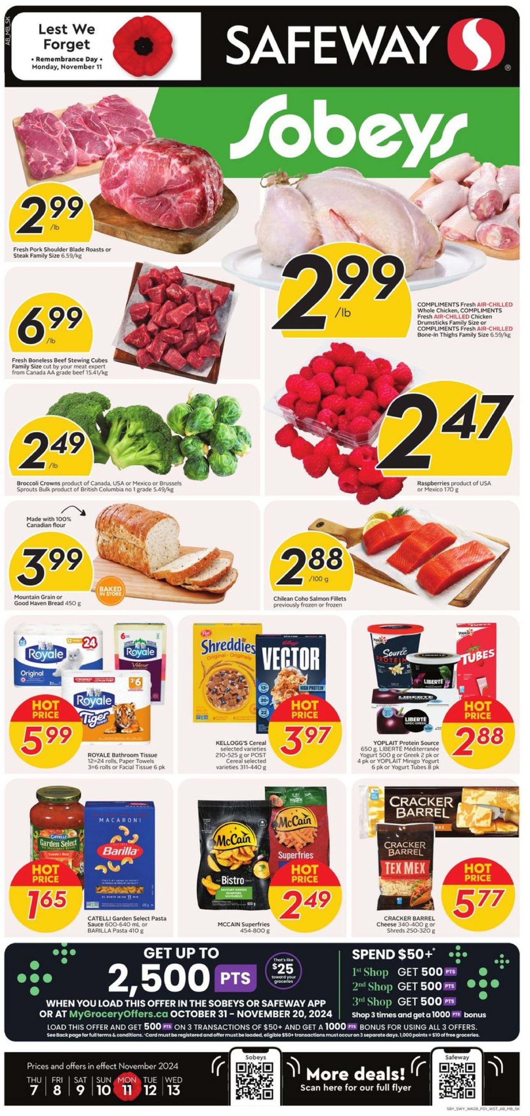 safeway - Safeway flyer valid from 07.11. - 13.11.