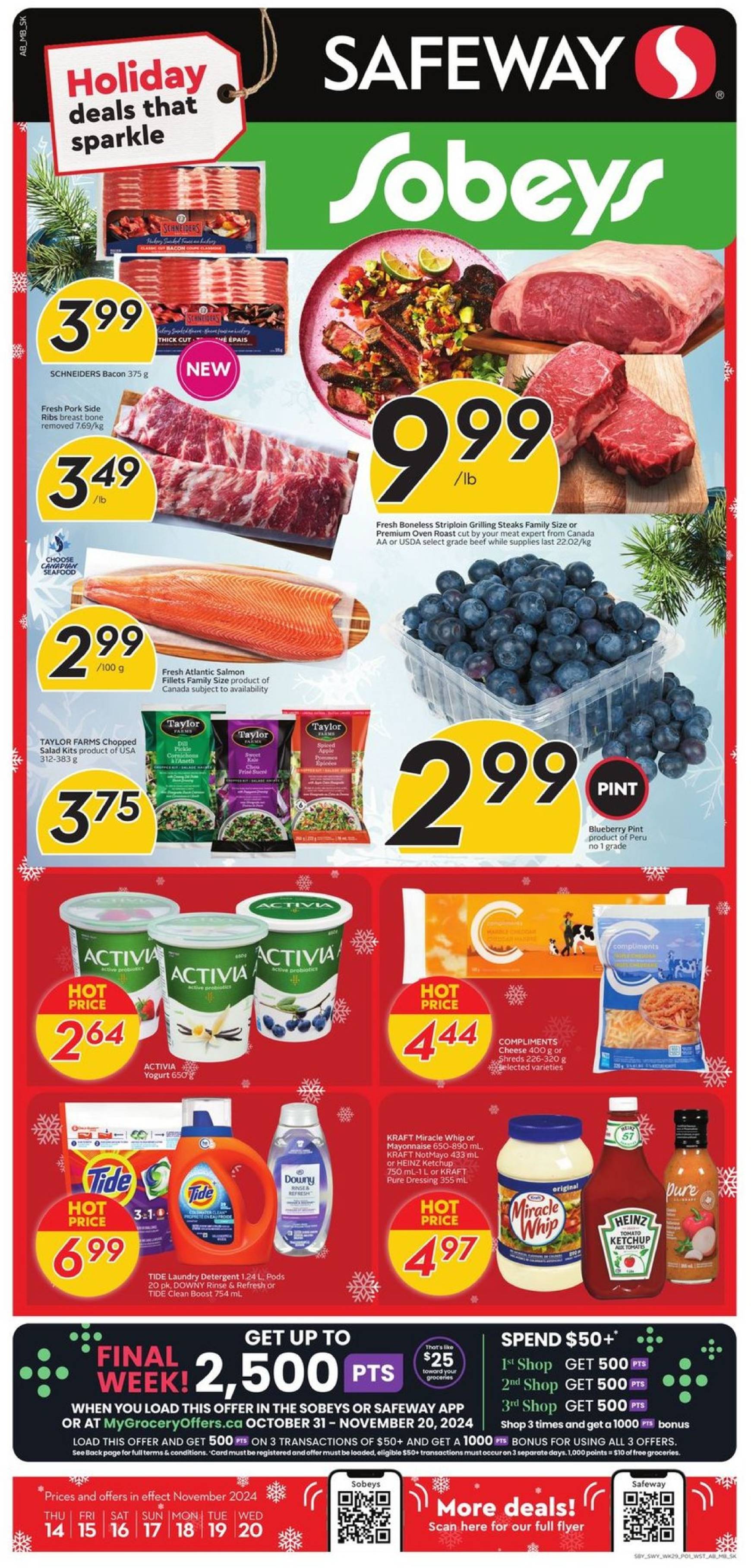 safeway - Safeway flyer valid from 14.11. - 20.11. - page: 1