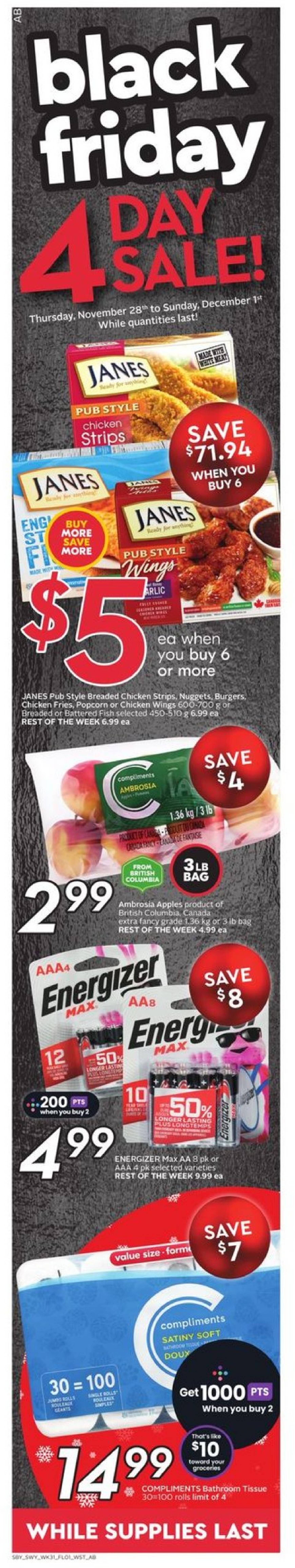 safeway - Safeway - Black Friday flyer valid from 11-28 - 12-04 - page: 2