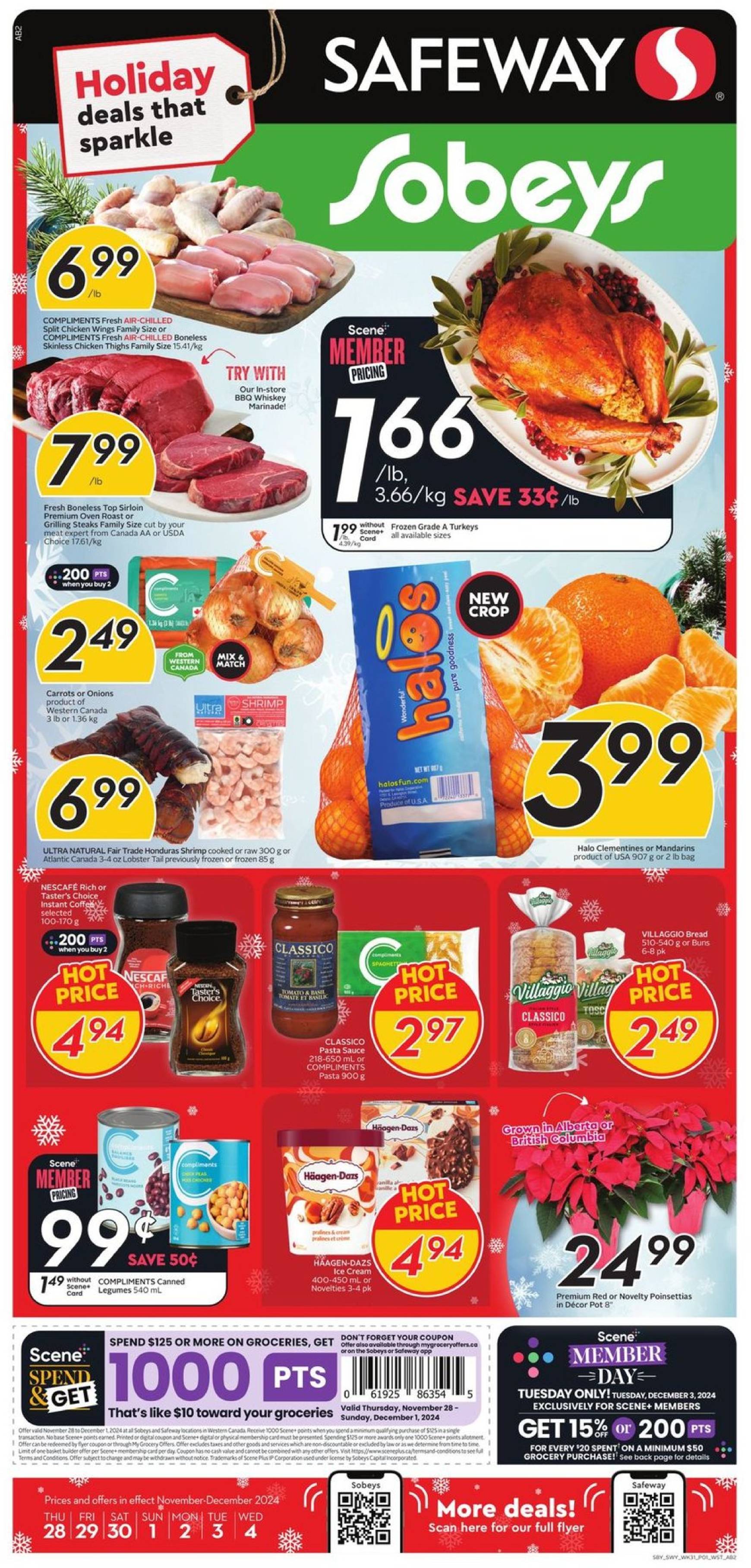 safeway - Safeway - Black Friday flyer valid from 11-28 - 12-04