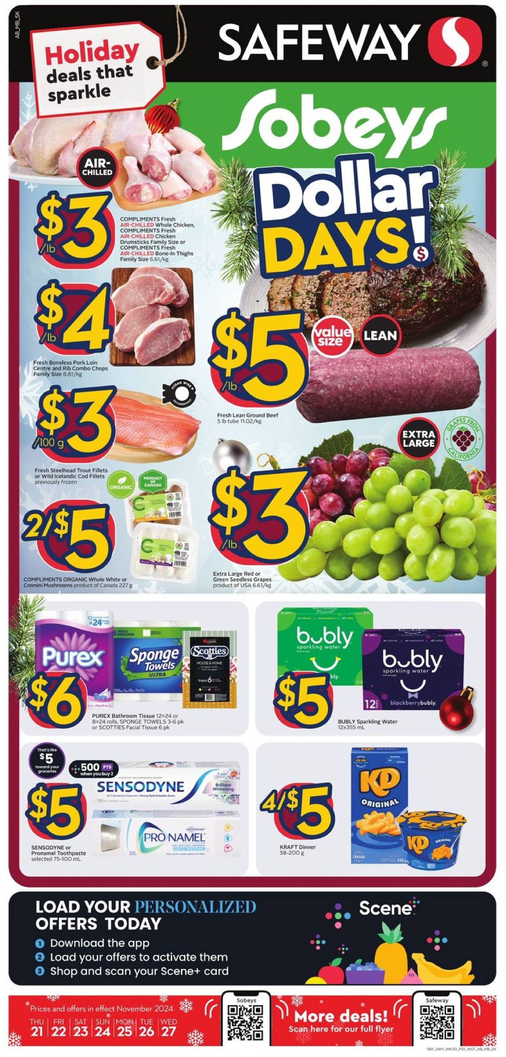 safeway - Safeway flyer valid from 11-21 - 11-27