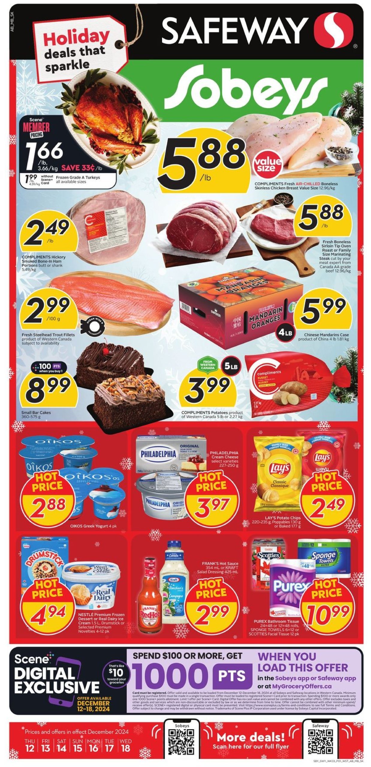 safeway - Safeway flyer valid from 12-12 - 12-18