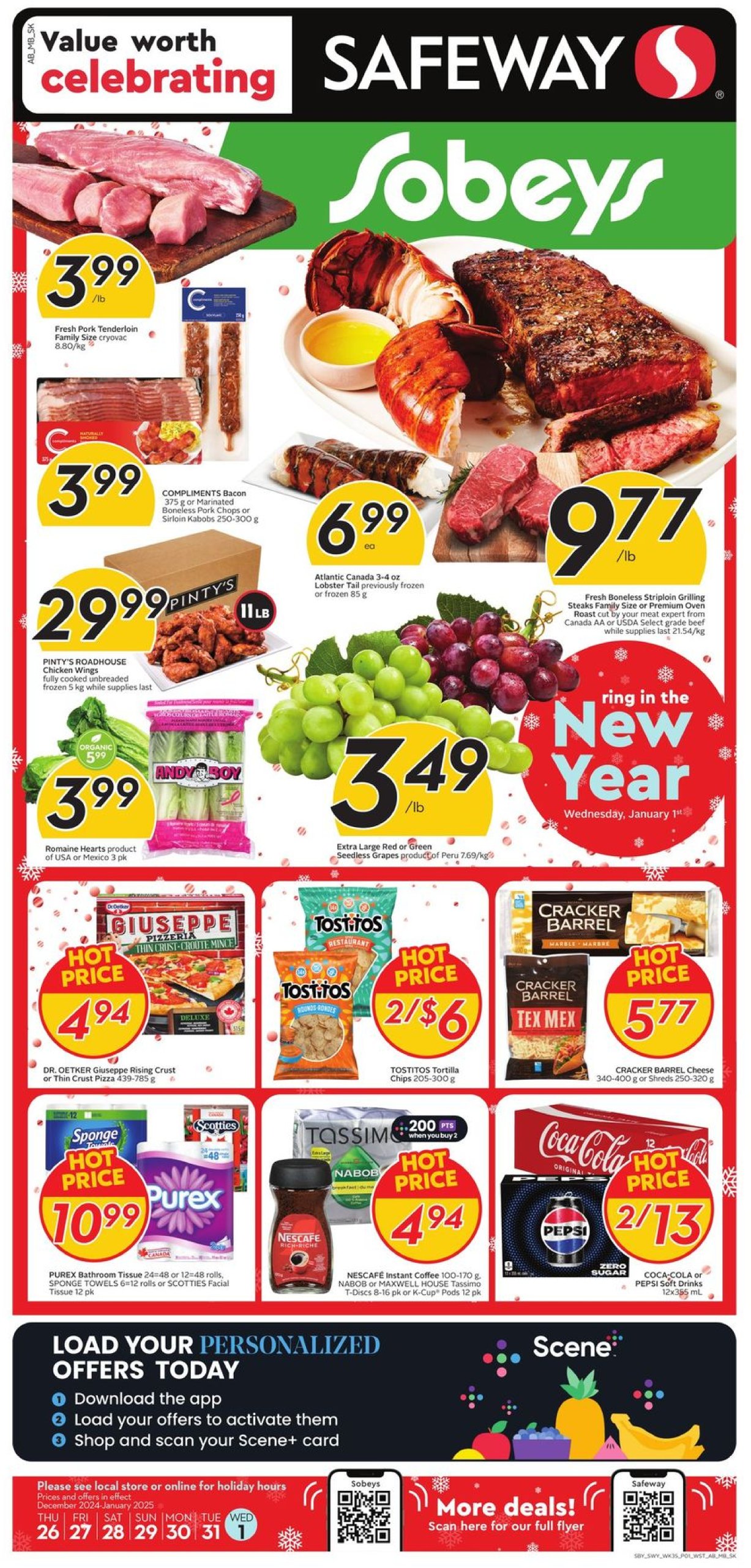 safeway - Safeway flyer valid from 12-26 - 01-01