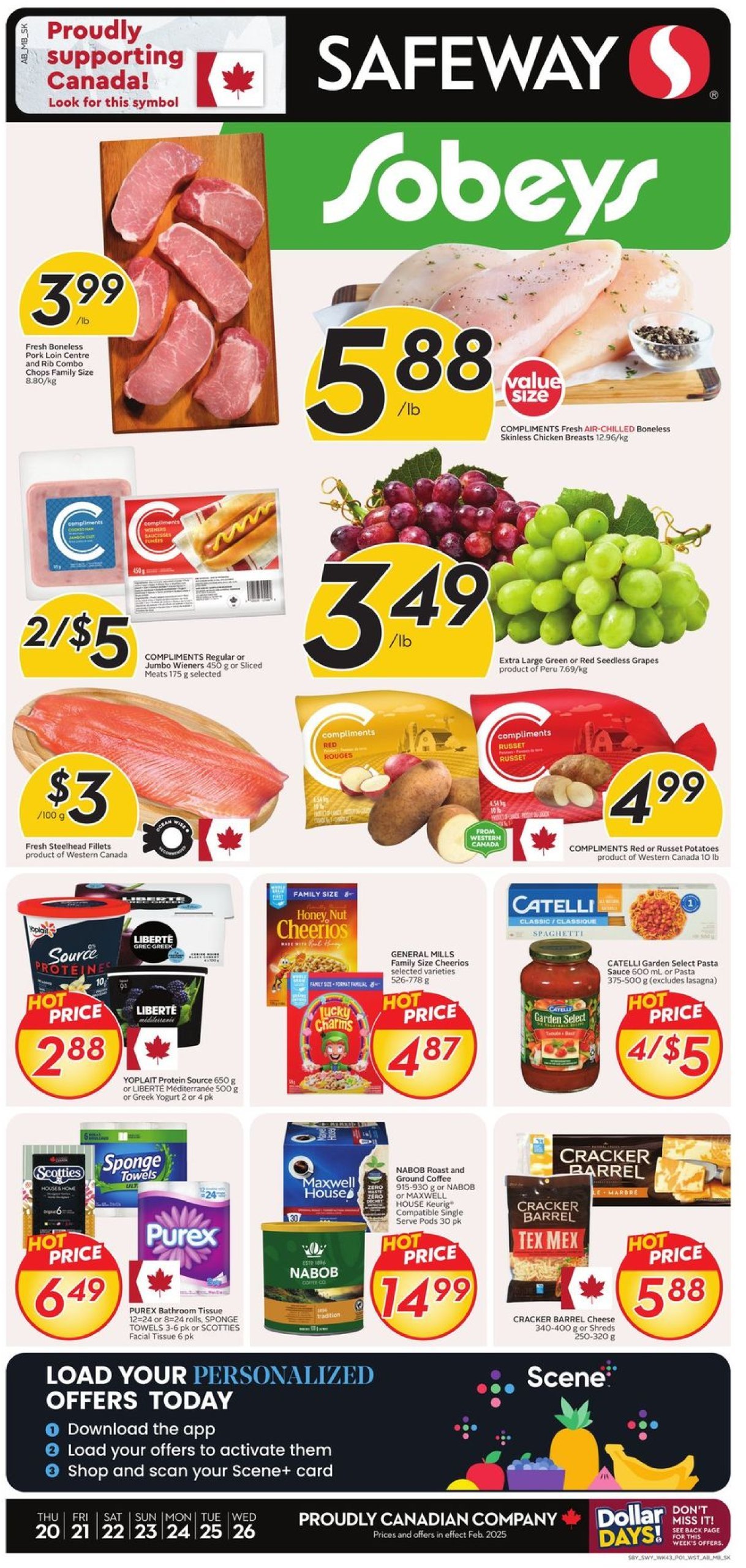 safeway - Safeway flyer valid from 02-20 - 02-26 - page: 1