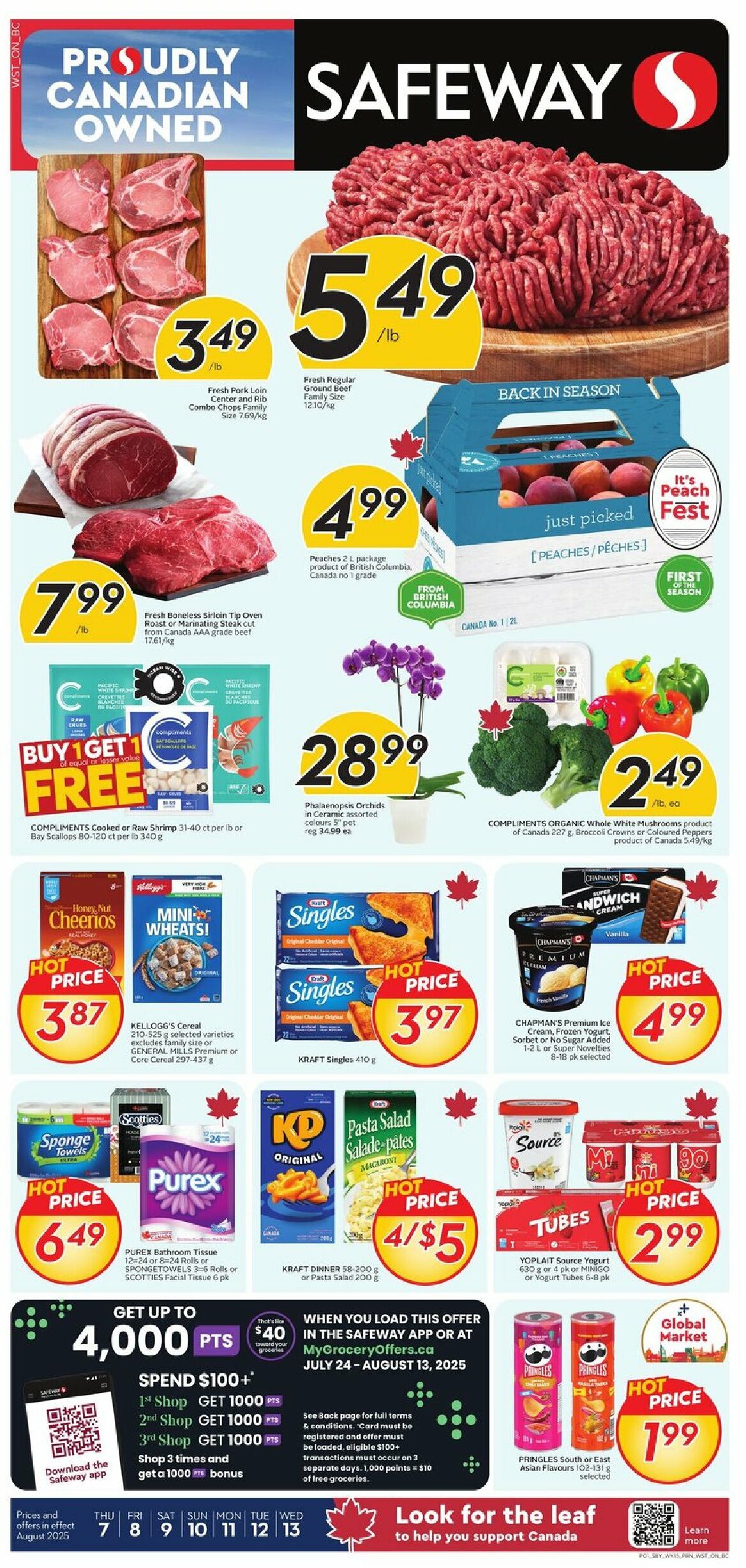 safeway - Safeway flyer valid from 08-07 - 08-13 - page: 1