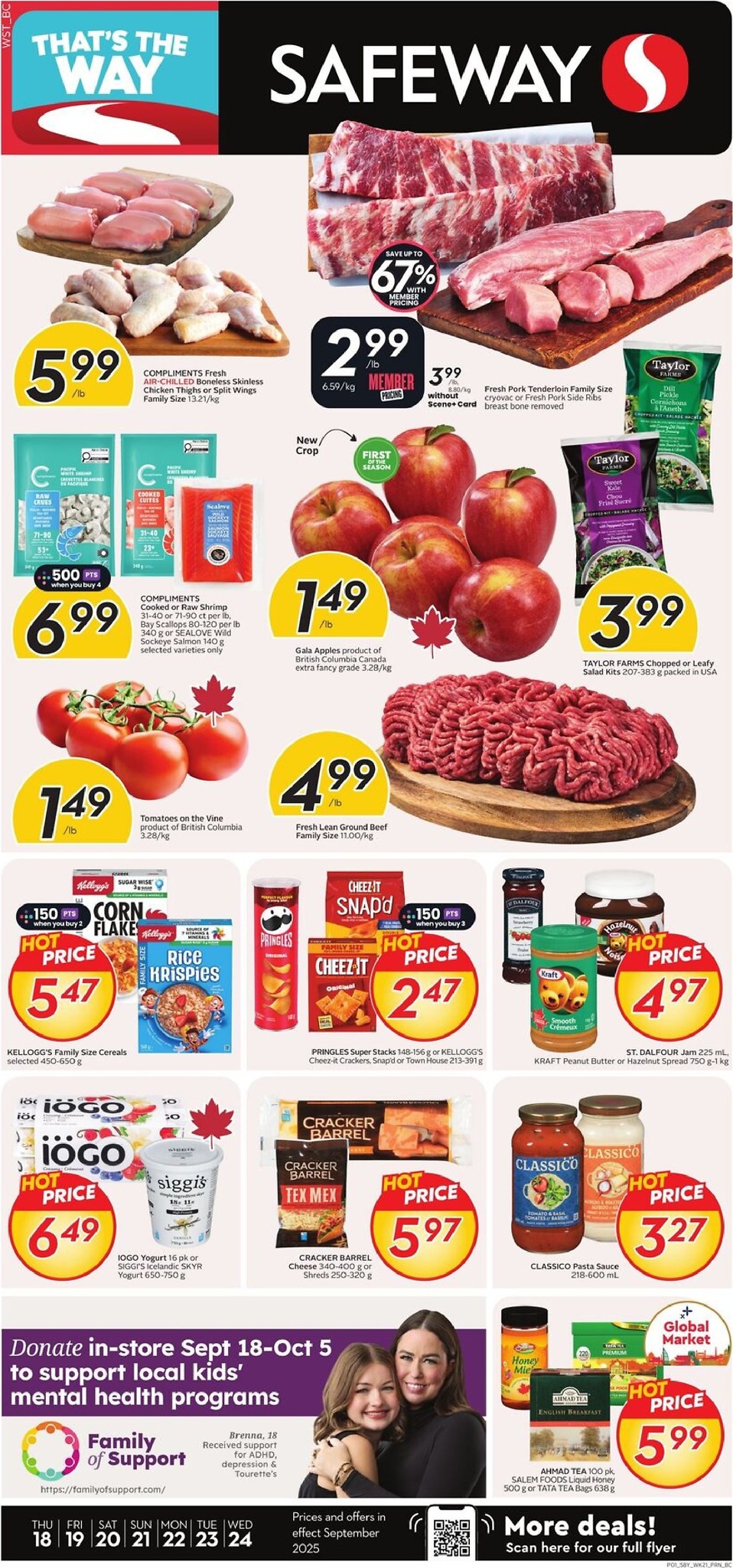 safeway - Safeway flyer valid from 09-18 - 09-24