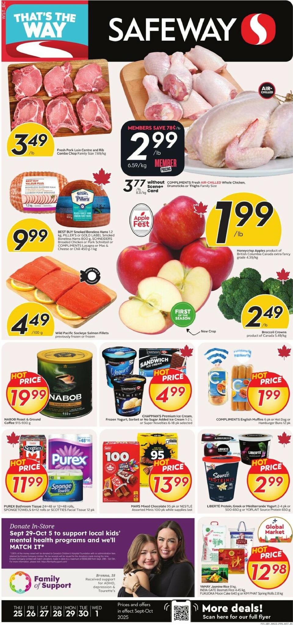 safeway - Safeway flyer valid from 09-25 - 10-01