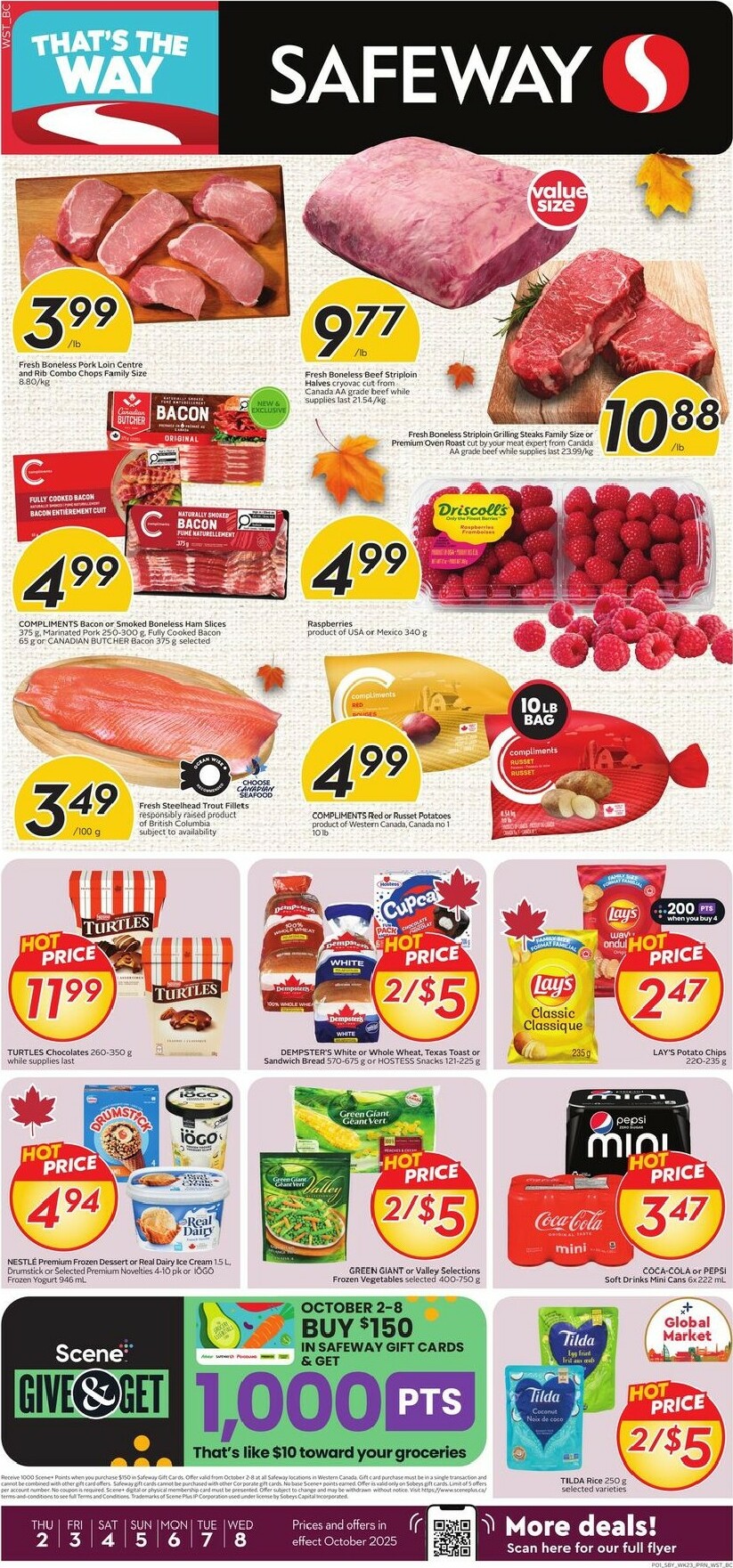 safeway - Safeway flyer valid from 10-02 - 10-08 - page: 1