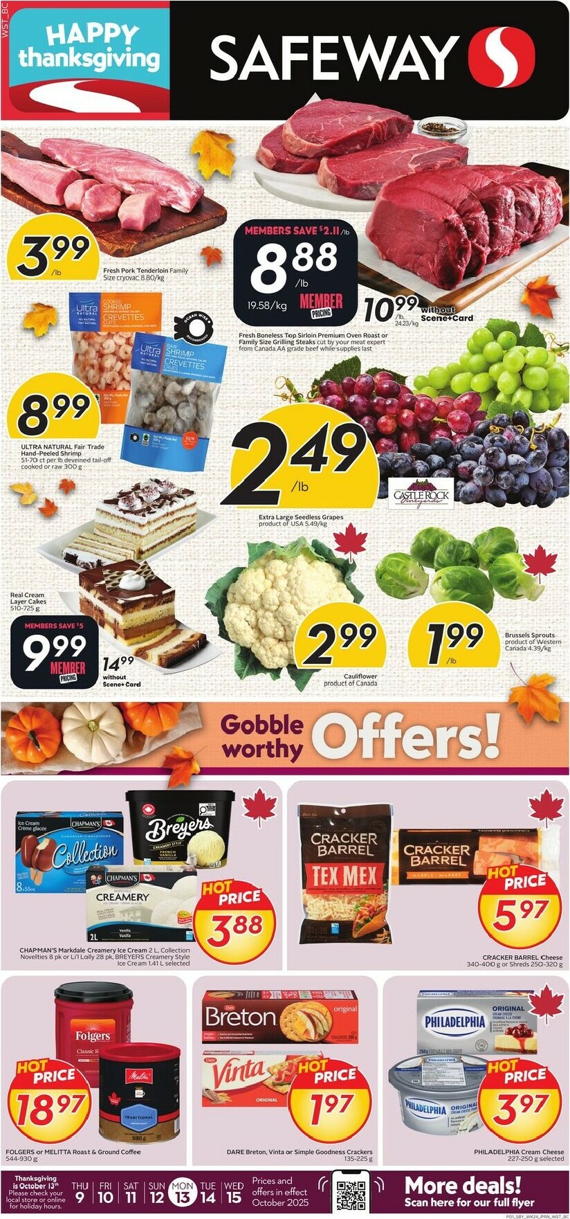 safeway - Safeway flyer valid from 10-09 - 10-15 - page: 1