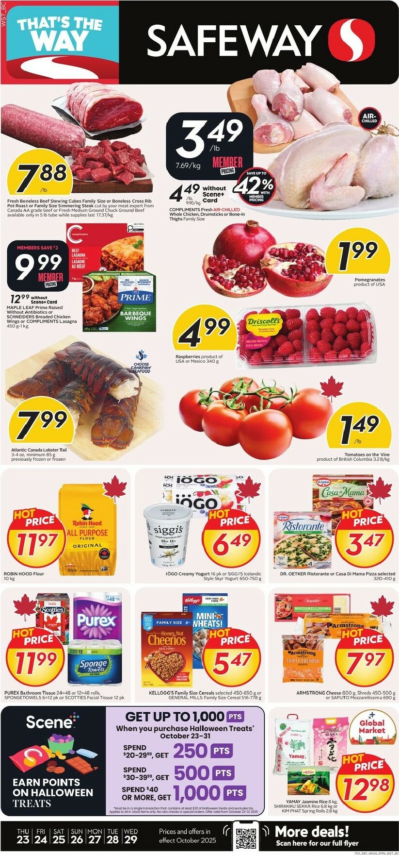 safeway - Safeway Flyer Valid From 10-23 to 10-29