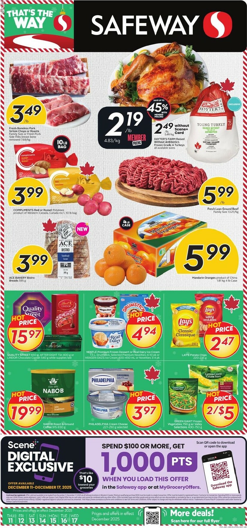 safeway - Safeway Flyer Valid From 12-11 to 12-17