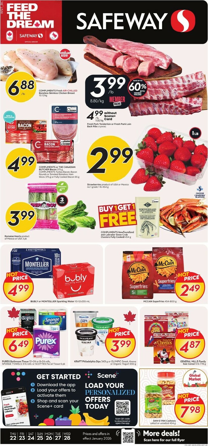 safeway - Safeway Flyer Valid From 01-22 to 01-28 - page: 1
