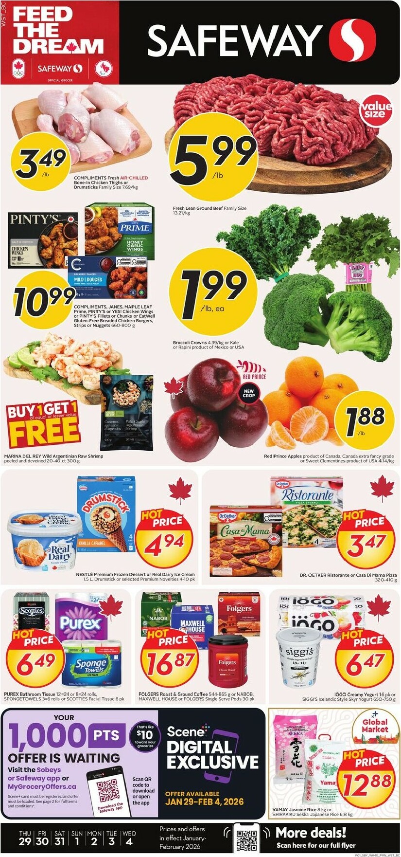 safeway - Safeway Flyer Valid From 01-29 to 02-04