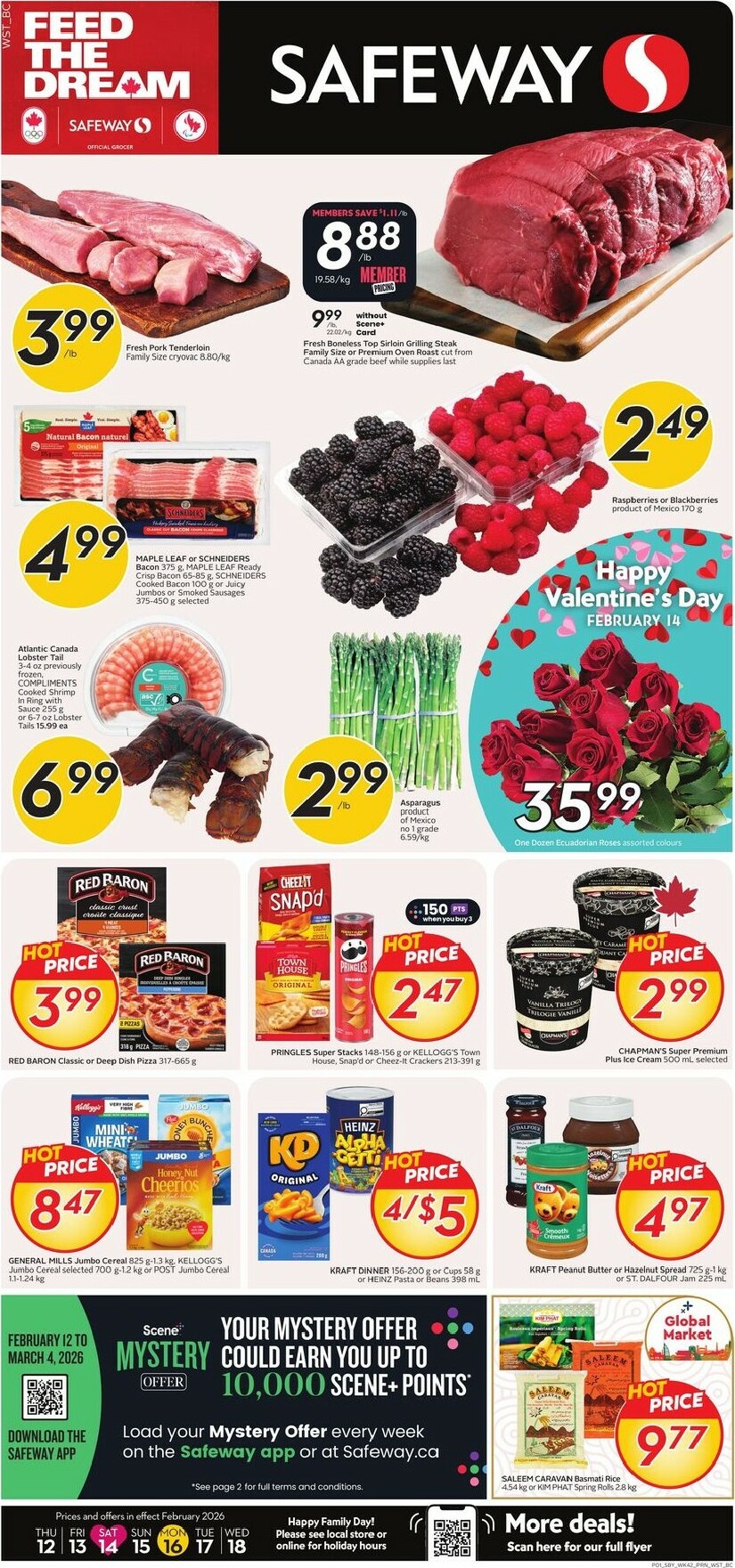 safeway - Safeway Flyer Valid From 2026-02-12 to 2026-02-18 - page: 1