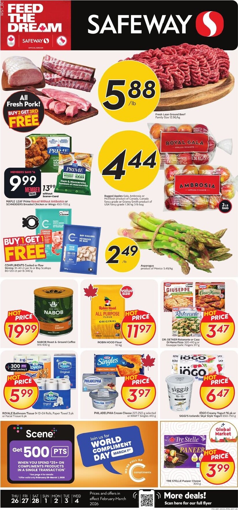 safeway - Safeway Flyer Valid From 2026-02-26 to 2026-03-04 - page: 1