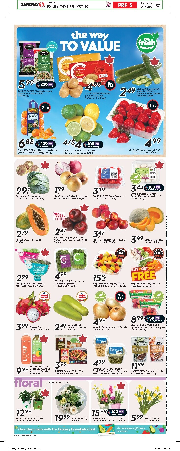 safeway - Safeway Flyer Valid From 2026-03-12 to 2026-03-18 - page: 7