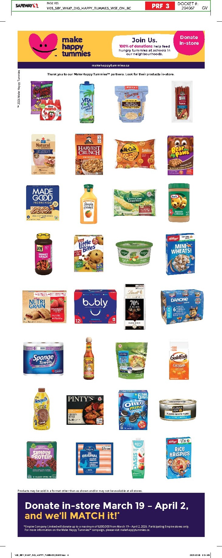 safeway - Safeway Flyer Valid From 2026-03-19 to 2026-03-25 - page: 25