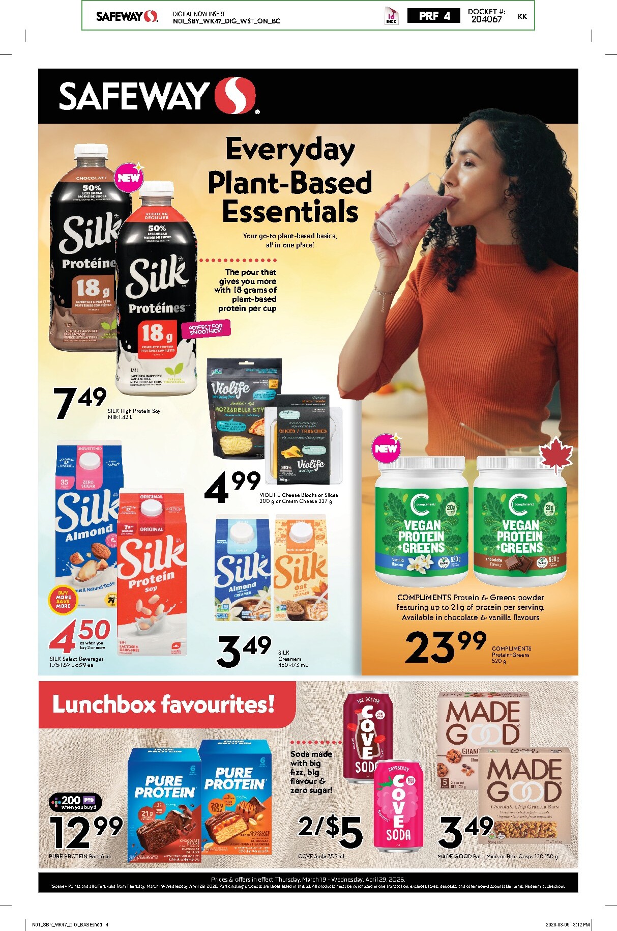 safeway - Safeway - Natural and Wellness Flyer Valid From 2026-03-19 to 2026-04-29